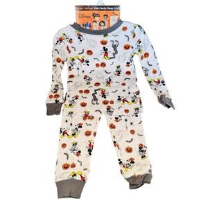Mickey Minnie Mouse Halloween PJs Kids Unisex Disney‎ Family Sleep Snug 24Months